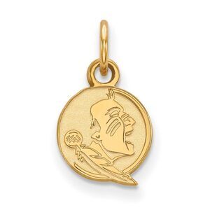 14K Yellow Gold Florida State XS (Tiny) Mascot Charm or Pendant